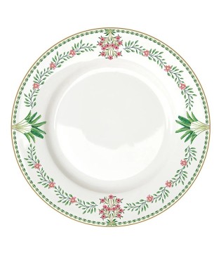 Plato llano de porcelana Botanic Chic Easy Life Ø26,5 cm