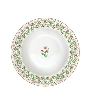 Plato hondo de porcelana Botanic Chic Easy Life Ø21,5 cm