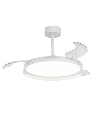 Ventilador de techo con luz y mando Glass Fan M Ø106cm - Mantra