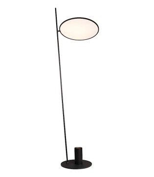 Lámpara de pie LED Zenith 20W 2700K negra - Mantra