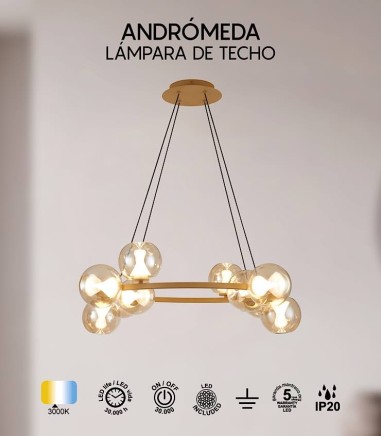 ANDROMEDA 50W · Lámpara colgante LED...