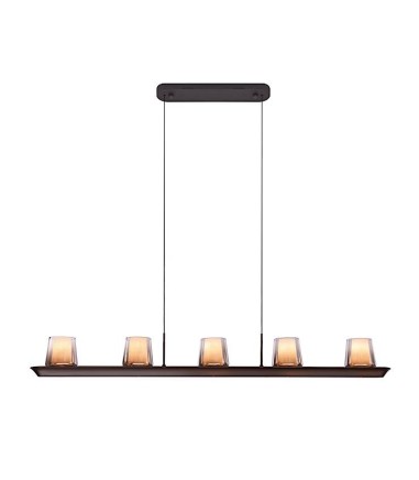 Lámpara colgante LED ALABASTRO 9435 ceniza - Mantra