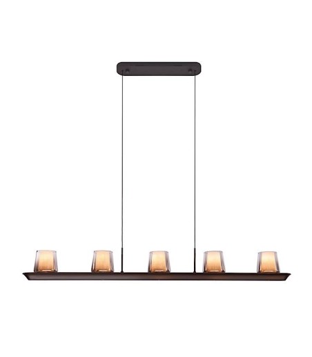 Lámpara colgante LED ALABASTRO 9435 ceniza - Mantra