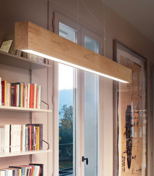 Lámpara de techo Craft SP madera LED 32W 3000K 284460 - Ideal Lux 2