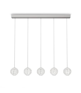Lámpara de techo lineal Diamond SP5 transparente LED 23W 3000K 343471 - Ideal Lux