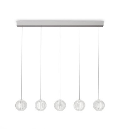 Lámpara de techo lineal Diamond SP5 transparente LED 23W 3000K 343471 - Ideal Lux