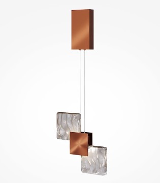 Lámpara colgante Quadro cobre LED 5W 3000K MOD519PL-L8C3K - Maytoni 2