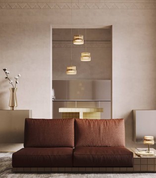 Lámpara colgante Scala LED 33W bronce MOD496PL-L33BZK - Maytoni 2