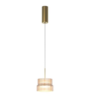 Lámpara colgante Scala LED 12W bronce MOD496PL-L12BZK - Maytoni
