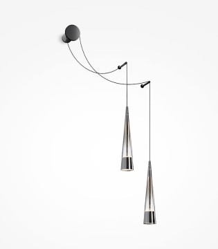 Aplique de pared Sintesi LED 24W 3000K cromo P090WL-L24CH3K - Maytoni