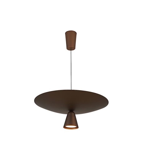 Lámpara colgante VORTEX café mocha LED 40W 2700K - Mantra