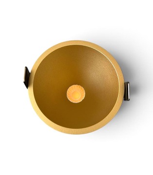 Foco empotrable LED CAVE 10 oro técnico 10W 3000K IP44 - JISO