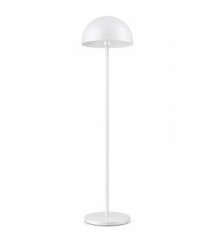 Sala con Lámpara de pie y mesa Tiga blanco configurables - ACB 2