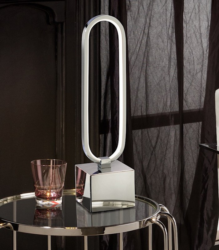 Lámpara de mesa Colette cromo LED - Schuller 787260