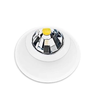 VULCANO 1 blanco · Foco empotrable GU10 antideslumbrante Ø86 - Onok Lighting
