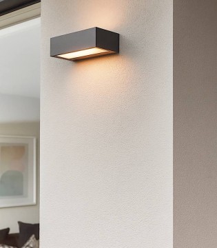 EX1075-BK · Aplique de pared LED 10W CCT IP65 · Ineslam 2
