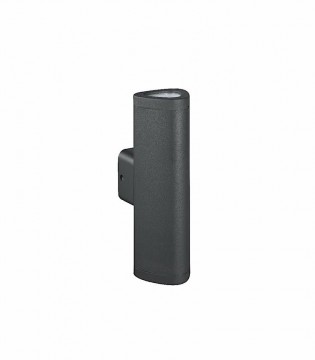 EX1102-GA · Aplique de pared exterior bombillas 2xGU10 IP54 · Ineslam