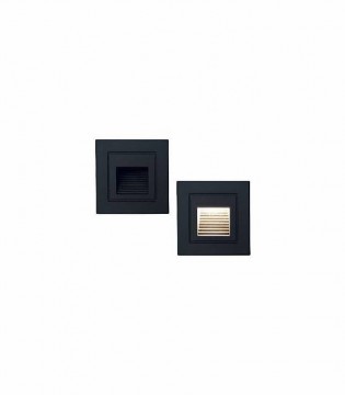 EMP1240-BK · Foco empotrable de pared exterior LED 3W IP65 · Ineslam