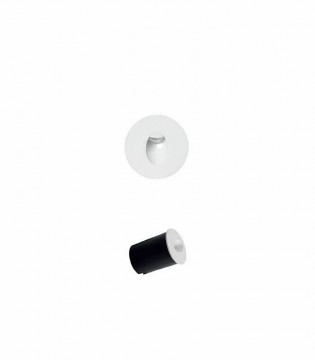 EMP1171-WH · Foco mini empotrable de pared exterior LED 2W IP65 · Ineslam