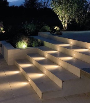 EMP1171-WH · Foco mini empotrable de pared exterior LED 2W IP65 · Ineslam 2
