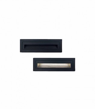 EMP1243-BK · Foco empotrable de pared exterior LED 6W IP65 · Ineslam