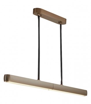 QUANTUM champán 9870 · Lámpara de techo extensible con sensor gestual LED 90W · Mantra