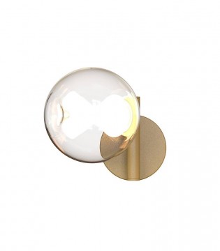 Aplique pared Andrómeda oro 1 luz LED 6W 3000K 9553 - Mantra