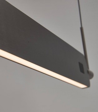 BLADE gris 40W · Lámpara de techo LED con control gestual y luz regulable · Mantra 2