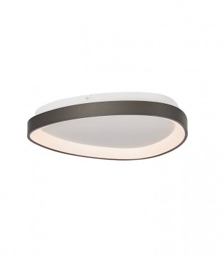 KIRORO gris oscuro 28W · Plafón LED de diseño triangular CCT regulable · Mantra