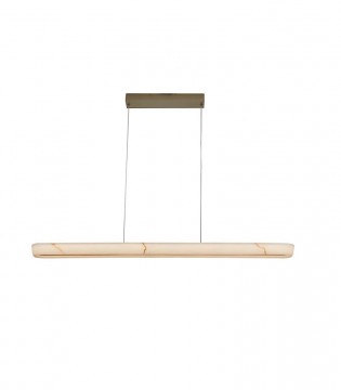 KIRORO · Lámpara de techo lineal color champán · Mantra