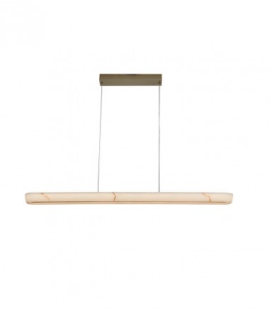KIRORO · Lámpara de techo lineal color champán · Mantra