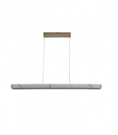 KIRORO · Lámpara de techo lineal color champán · Mantra