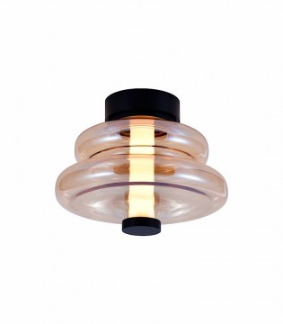 SIRA · Aplique de pared y plafón 25cm ámbar LED de cristal 2700K · ACB