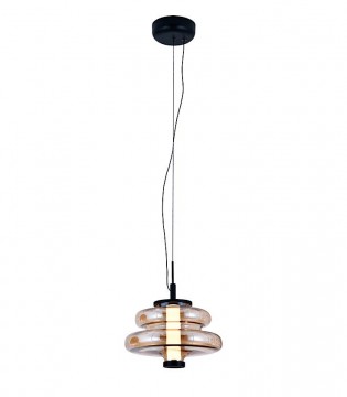 SIRA · Lámpara colgante LED de cristal ámbar 25cm 2700K · ACB