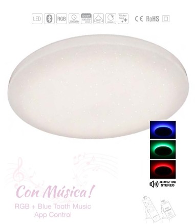 Plafón led Music Brillos 50cm +...