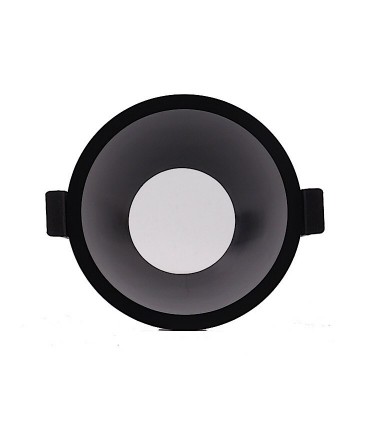 Aro LAMBORJINI GU10 Negro Mate Redondo Empotrable 6840 Mantra
