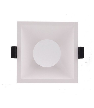 Aro LAMBORJINI COMFORT GU10 FIJO Blanco Cuadrado 6841 Mantra