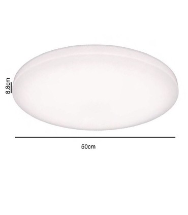 Medidas: Plafón led Music 50cm + Bluetooh RGB + App Control