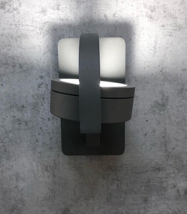 Aplique exterior Iguazú gris oscuro 6558 Mantra