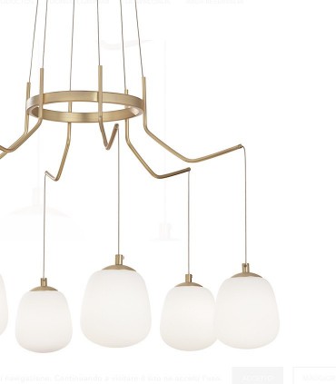 Lámpara Karousel SP6 206387 Ideal Lux