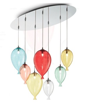Comprar Lámpara techo Clown SP7 Multicolor 100937 Ideal Lux