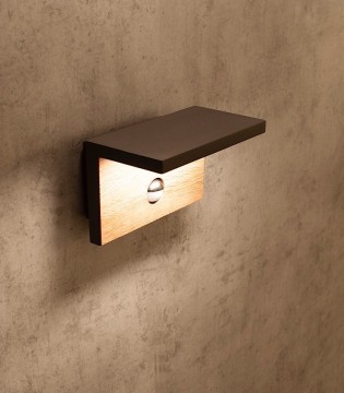 Aplique pared RUKA LED sensor IP-54 6774 Mantra 2
