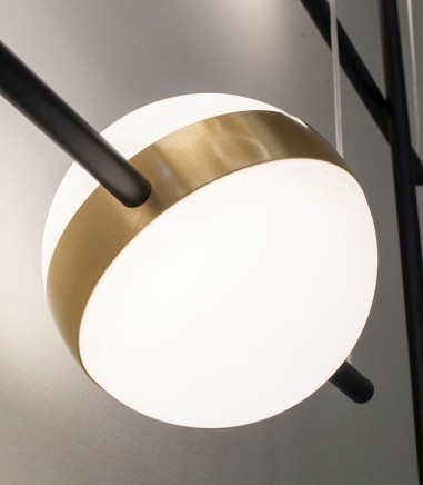 Detalle tulipa Lámpara colgante CUBA 32W 7160 Mantra
