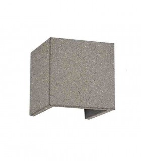 Aplique TAOS gris piedra 12W cemento IP65  Mantra