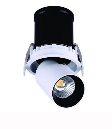 Foco empotrable GARDA 12W blanco basculante - Mantra - Ø100
