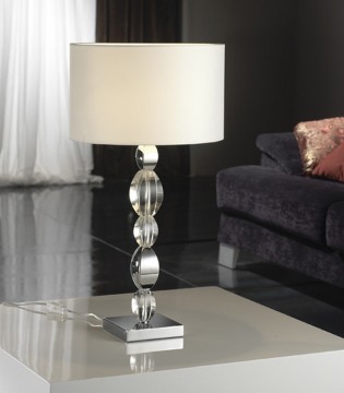 Sobremesa DOMINE cromo cristal - Schuller 492061