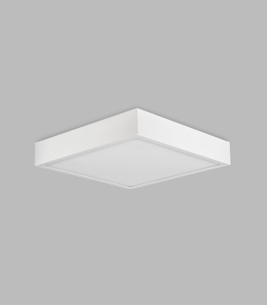 Plafón techo LED Saona 24w Cuadrado Mantra 6632 (3000K) 6633 (4000K)