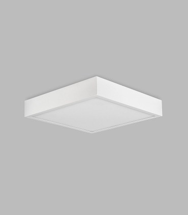 Plafón techo LED Saona 24w Cuadrado Mantra 6632 (3000K) 6633 (4000K)