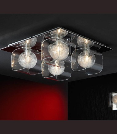 Plafón 4 luces ECLIPSE 506736 - Schuller