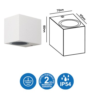 Características Aplique exterior Kandanchú 6517 Mantra Blanco 1L